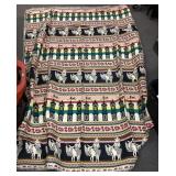 90" x 60" Reversible woven throw or tapestry