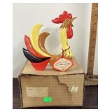 Holt Howard rooster napkin holder with box