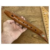 Darrell Bedoni hand carved cedar flute --signed
