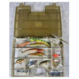Tackle box with lures