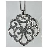 Silpada hammered sterling necklace