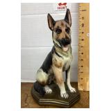 Ceramic German Shepherd figure