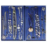 Costume jewelry necklaces