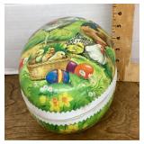 German paper mache Easter egg candy container