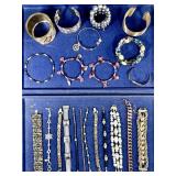 22 costume jewelry bracelets