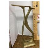 Brass shoe shine stand