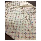 93" x 68ï¿½ Hand stitched quilt top