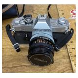 Canon FT 35mm film camera & hard-sided bag
