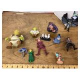 Group of cartoon action figures