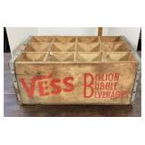 Vess soda crate