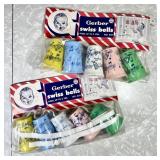 2 vintage sealed pkgs Gerber Swiss Bells crib toys