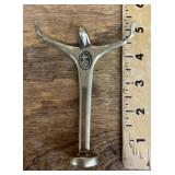 Brass Jesus figure