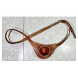 Leather Brauer Bros. fishing belt rod holder