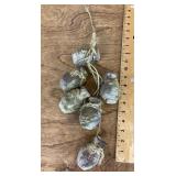 String of 5 pottery pots