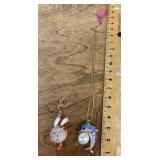NEW Betsey Johnson necklace and keychain