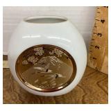 Small Chokin Japanese art vase