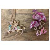 2 NEW Betsey Johnson necklaces