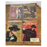 4 vintage Dell comics