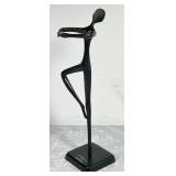 Bodrul Khalique bronze ballet figure 11.5" tall