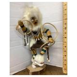 Hoop dancer Kachina doll --signed