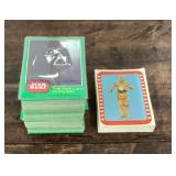 Star Wars trading cards with stickers