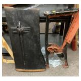 Heavy metal pieces from theater seats?