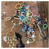 Group of costume jewelry