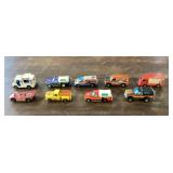9 Hot Wheels diecast vehicles