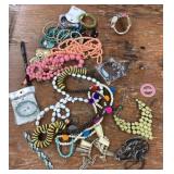 Group of costume jewelry