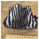 Coach zebra stripe purse