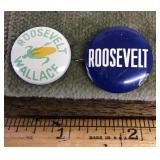2 Roosevelt pins
