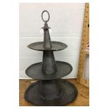 3-tier tin tray