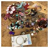 Lot of costume jewelry