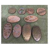Souvenir pressed and novelty pennies