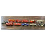 11 Hot Wheels diecast vehicles