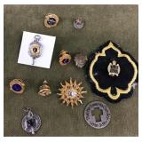 Pins, brooch, patch, token