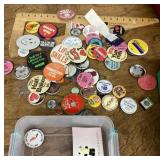 Pinback buttons group