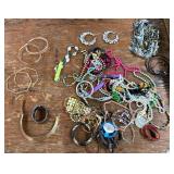 Group of costume jewelry