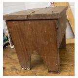 Vintage shoe shine box