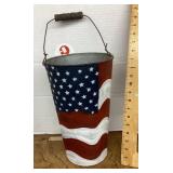 Home decor painted metal can