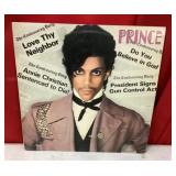 Prince LP with poster
