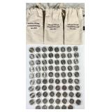 78 commemorative state quarters with bags