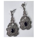 Albert David ADPG sterling marcasite earrings