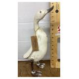 Carved wood duck named Ken