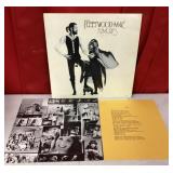 Fleetwood Mac Rumours Lp with insert