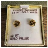 12k gold filled earrings