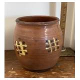 Signed studio pottery pot