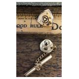 10k gold Bell Telephone Systems tie tack