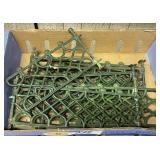 Antique metal Christmas tree fence