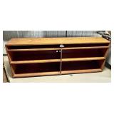 Oak office console bookcase 29 x 12 x 70